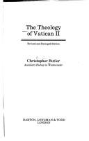 The theology of Vatican II by Basil Christopher Butler