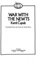 Cover of: War with the newts