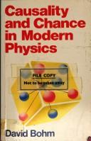 Cover of: Causality and chance in modern physics