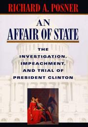 An Affair of State by Richard A. Posner