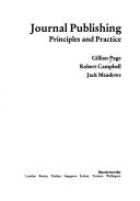 Journal publishing : principles and practice