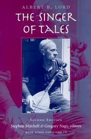 The singer of tales by Albert Bates Lord
