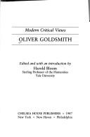 Cover of: Oliver Goldsmith by edited and with an introductionby Harold Bloom.