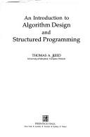 Cover of: An introduction to algorithm design and structured programming