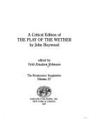 A critical edition of The play of the wether by John Heywood