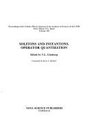 Cover of: Solitons and instantons, operator quantization