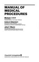 Manual of medical procedures