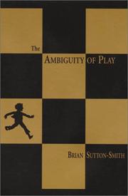Cover of: The Ambiguity of Play