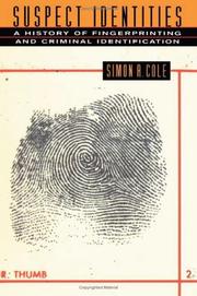 Cover of: Suspect Identities by Simon A. Cole