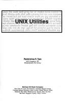 Cover of: UNIX utilities