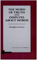 Cover of: The word of truth and disputes about words