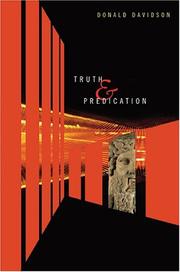 Cover of: Truth & Predication by Donald Davidson