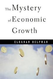 Cover of: The Mystery of Economic Growth