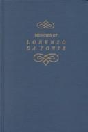 Cover of: Memoirs of Lorenzo Da Ponte