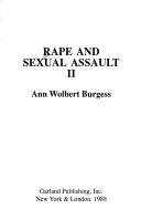 Cover of: Rape and sexual assault II