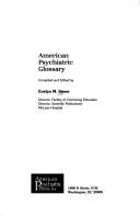 Cover of: American psychiatric glossary by Evelyn M. Stone