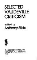 Selected vaudeville criticism