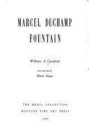 Cover of: Marcel Duchamp, Fountain
