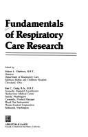 Cover of: Fundamentals of respiratory care research