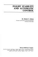 Flight stability and automatic control by Robert C. Nelson