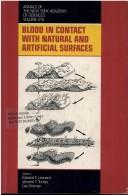 Cover of: Blood in contact with natural and artificial surfaces