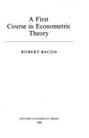 A first course in econometric theory