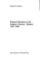 Cover of: Political education in the Southern Farmers' Alliance, 1887-1900