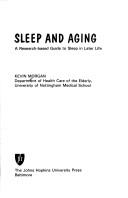 Cover of: Sleep and aging by Kevin Morgan