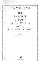 Cover of: The greatest salesman in the world.: featuring the ten vows of success
