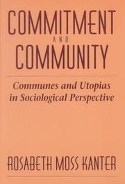 Commitment and community by Rosabeth Moss Kanter