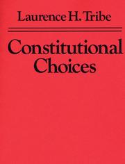 Cover of: Constitutional Choices