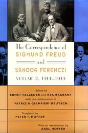 The correspondence of Sigmund Freud and Sándor Ferenczi. Vol.2, 1914-1919