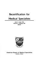 Cover of: Recertification for medical specialists