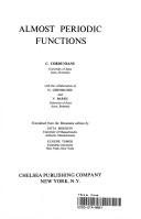 Funcții aproape-periodice by C. Corduneanu