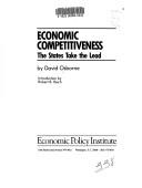 Cover of: Economic competitiveness: the states take the lead