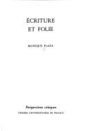 Cover of: Ecriture et folie