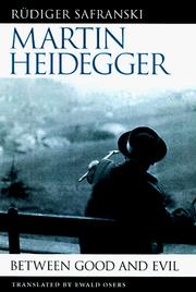 Martin Heidegger : between good and evil