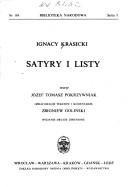 Cover of: Satyry i listy
