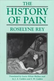 Cover of: The History of Pain