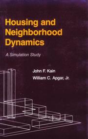 Cover of: Housing and neighborhood dynamics: a simulation study