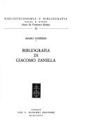 Cover of: Bibliografia di Giacomo Zanella