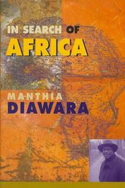 In search of Africa by Manthia Diawara