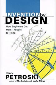 Cover of: Invention by design by Henry Petroski