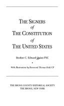 Cover of: The signers of the Constitution of the United States