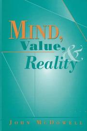 Mind, value, and reality