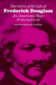 Cover of: Narrative of the Life of Frederick Douglass by Frederick Douglass