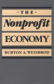 The Nonprofit Economy by Burton Weisbrod