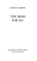 Cover of: The Irish for no