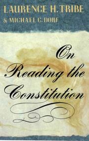 Cover of: On Reading the Constitution