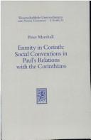 Cover of: Enmity in Corinth: social conventions in Paul's relations with the Corinthians